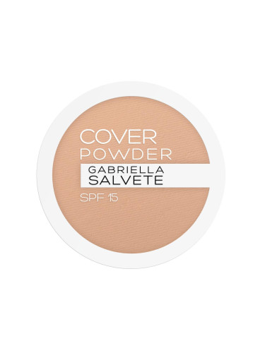 Gabriella Salvete Cover Powder SPF15 Пудра за жени 9 гр Нюанс 03 Natural