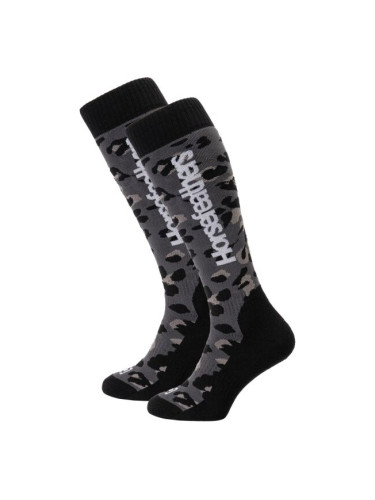 Horsefeathers JULP Дамски дълги чорапи, черно, размер 8-10