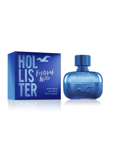 Hollister Festival Nite Eau de Toilette за мъже 100 ml