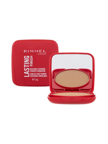 Rimmel London Lasting Finish Powder Foundation Фон дьо тен за жени 10 g Нюанс 010 Latte