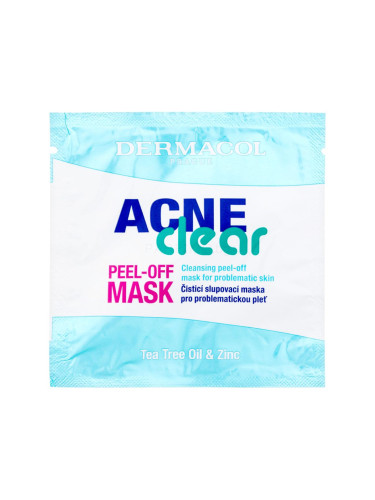 Dermacol AcneClear Peel-Off Mask Маска за лице за жени 8 ml