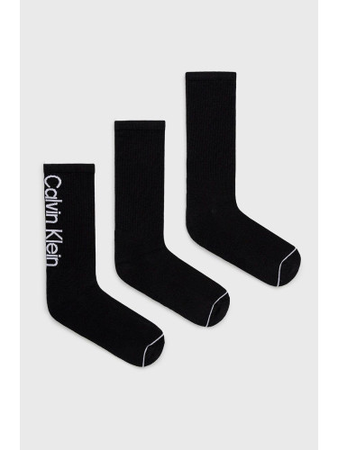 Чорапи Calvin Klein мъжки в черно 701218725