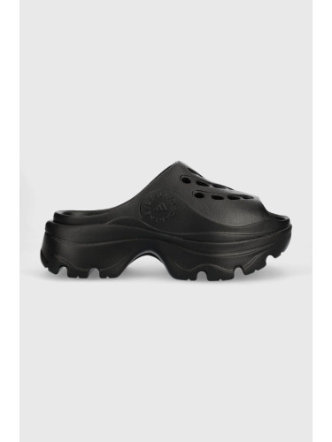 Чехли adidas by Stella McCartney 0 в черно с платформа GW2050