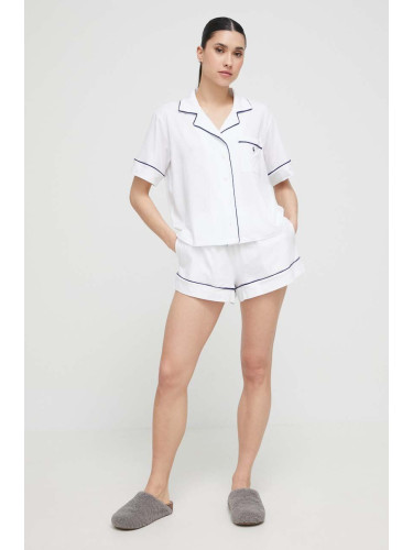 Пижама Polo Ralph Lauren дамска в бяло 4P8001
