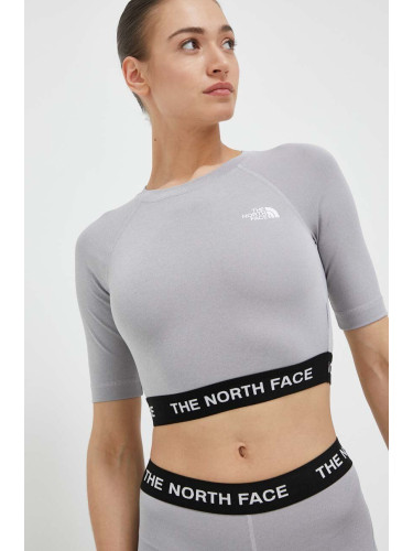 Тениска за трениране The North Face в сиво