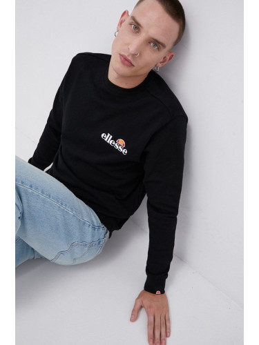 Суичър Ellesse мъжки в черно с апликация