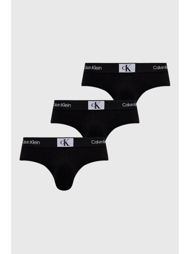 Слипове Calvin Klein Underwear (3 броя) в черно 000NB3527A