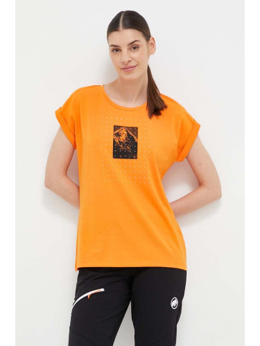 Спортна тениска Mammut Mountain в оранжево