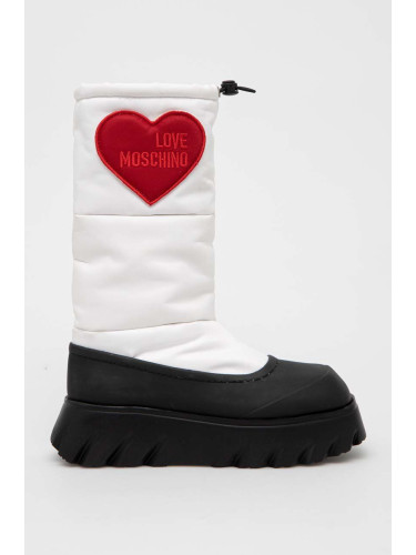 Апрески Love Moschino в бяло