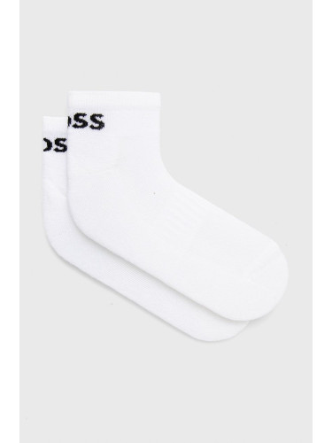 Чорапи BOSS (2 чифта) мъжки в бяло 50469859
