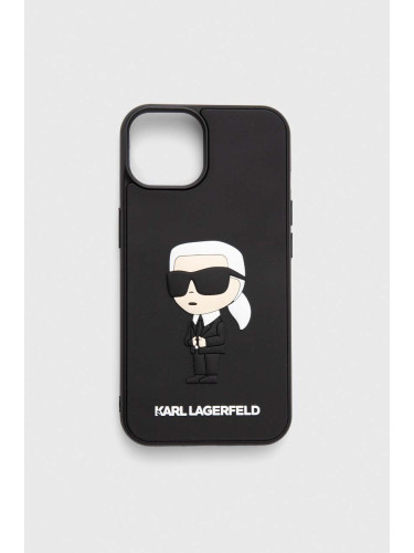 Кейс за телефон Karl Lagerfeld iPhone 14 6.1" в черно