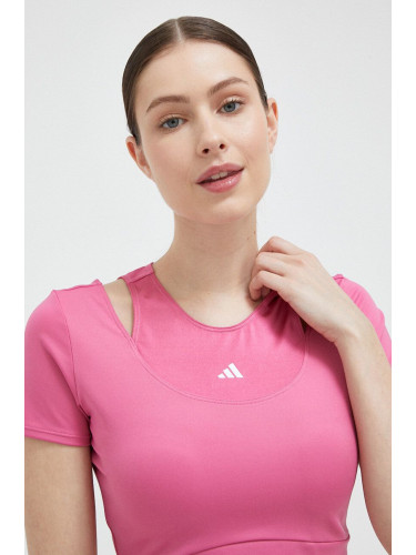 Тениска за трениране adidas Performance HIIT в розово