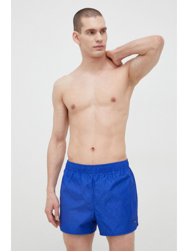 Плувни шорти Calvin Klein в синьо