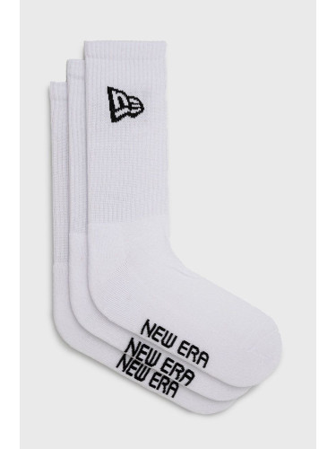 Чорапи New Era (3 чифта) в бяло