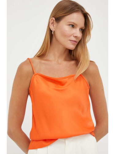 Блуза Herskind в оранжево с изчистен дизайн