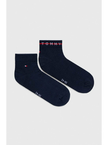 Чорапи Tommy Hilfiger (2 броя) в тъмносиньо 701222187