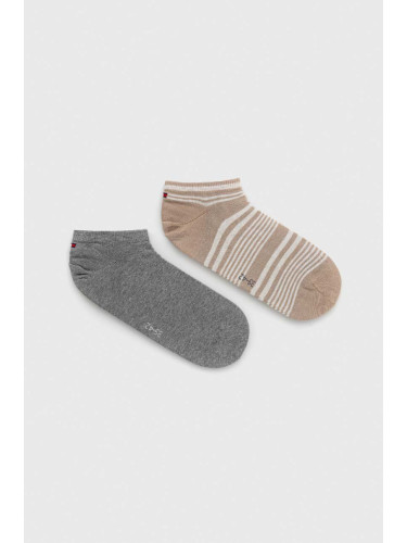 Чорапи Tommy Hilfiger (2 броя) в бежово