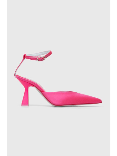Обувки с висок ток Chiara Ferragni CF3142_012 в розово CF DECOLLETE