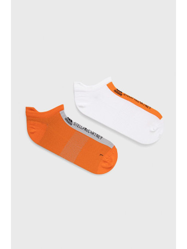 Чорапи adidas by Stella McCartney HG1214 дамски в оранжево