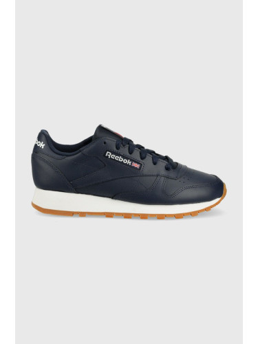 Кожени маратонки Reebok Classic GY3600 в тъмносиньо