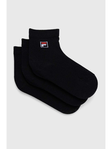 Детски чорапи Fila (3 броя) в черно