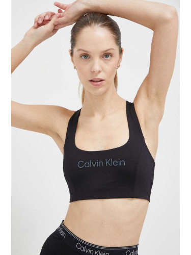 Спортен сутиен Calvin Klein Performance Essentials в черно