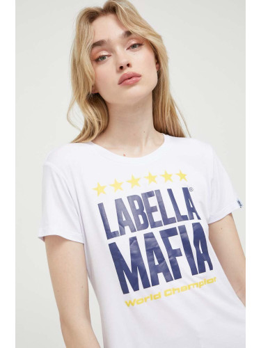 Тениска LaBellaMafia дамска в бяло