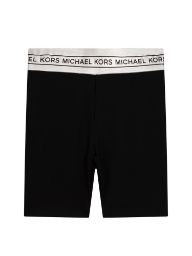 Детски къси панталони Michael Kors в черно с изчистен дизайн