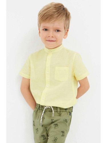 Детска риза Mayoral в жълто