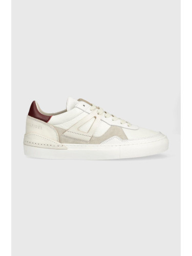 Кожени маратонки Tommy Hilfiger TH LAB COURT SNEAKER в бяло FM0FM04267