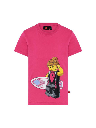 Детска тениска Lego в розово