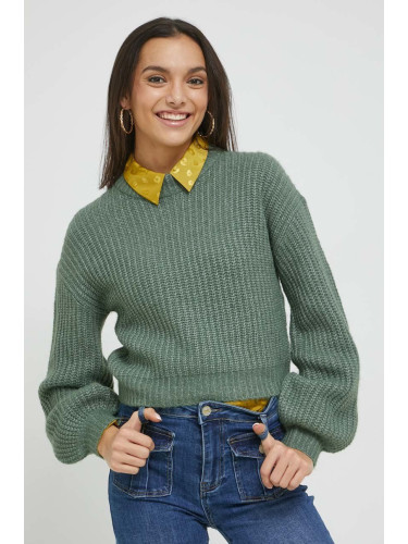 Пуловер Vila дамски в зелено