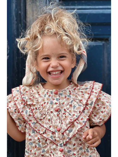 Детска памучна блуза Konges Sløjd с десен