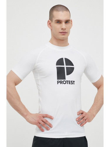 Тениска Protest Prtcater в бяло с принт