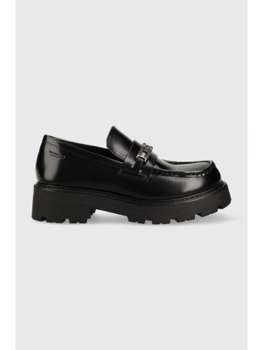 Кожени мокасини Vagabond Shoemakers COSMO 2.0 в черно с платформа 5549.004.20