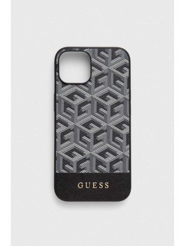 Кейс за телефон Guess iPhone 14 6.1" в черно