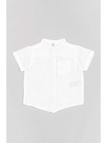 Бебешка риза zippy в бяло