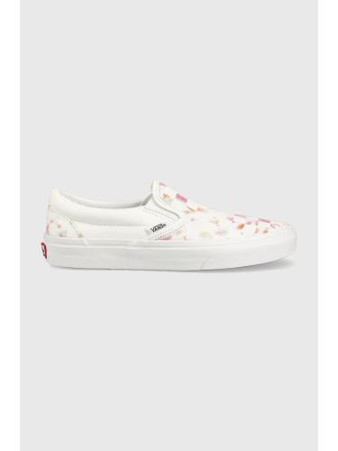 Ниски кецове Vans Classic Slip-On в бяло VN0A5JLXWHT1