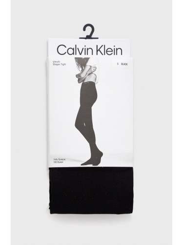 Чорапогащи Calvin Klein в черно 701218760