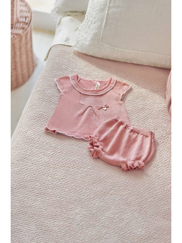 Комплект за бебета Mayoral Newborn в розово