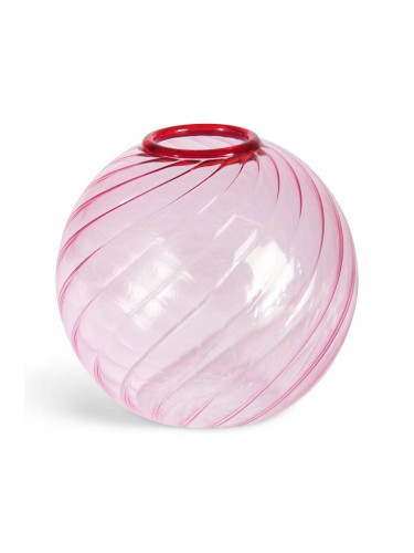 Декоративна ваза &k amsterdam Spiral Pink