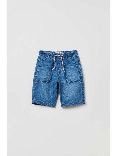 Детски дънков къс панталон OVS в синьо