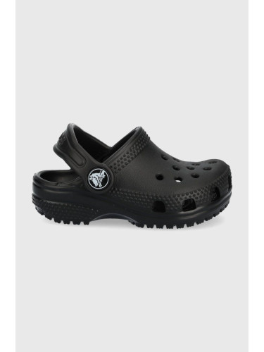 Детски чехли Crocs в черно