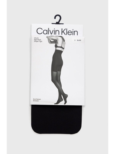 Чорапогащи Calvin Klein в черно 701218756