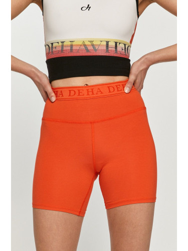 Къс панталон Deha дамски в оранжево