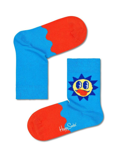 Детски чорапи Happy Socks Kids Sunny Day в синьо