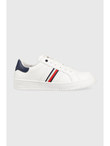 Детски маратонки Tommy Hilfiger в бяло