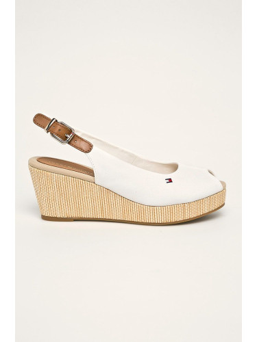 Tommy Hilfiger - Сандали ICONIC ELBA SLING BACK WEDGE FW0FW04788