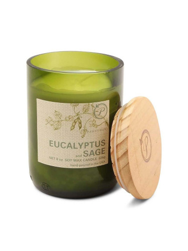 Ароматна соева свещ Paddywax Eucalyptus & Sage 226g
