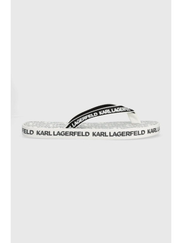 Джапанки Karl Lagerfeld KOSTA MNS в бяло KL71003